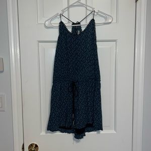 Navy Romper
